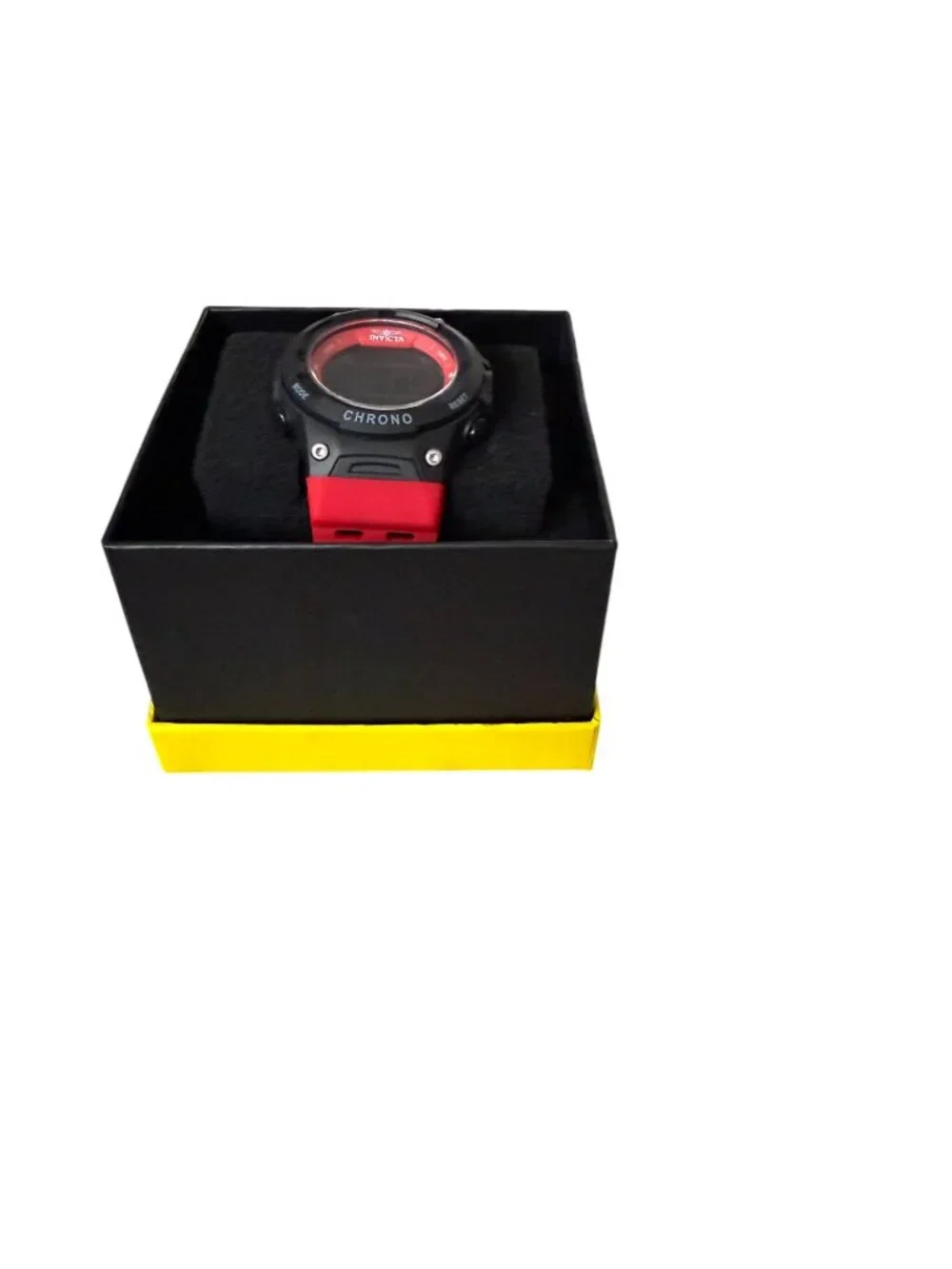 INVICTA Men's 47528 Red Racing Digital Chronograph 52mm Watch NEW NIB